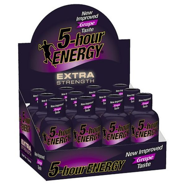 5-hour Energy Extra Strength Grape 1.93 fl oz (Box of 12)