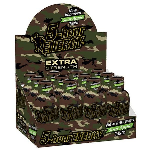 5-hour Energy Extra Strength Sour Apple 1.93 fl oz (Box of 12)