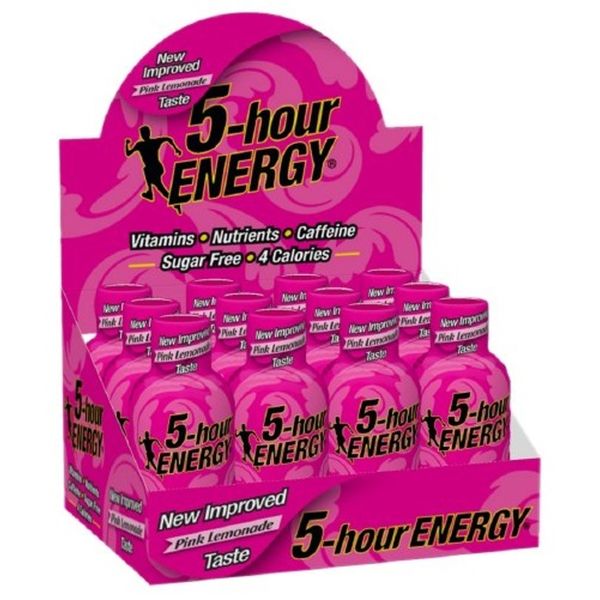 5-hour Energy Pink Lemonade 1.93 fl oz (Box of 12)