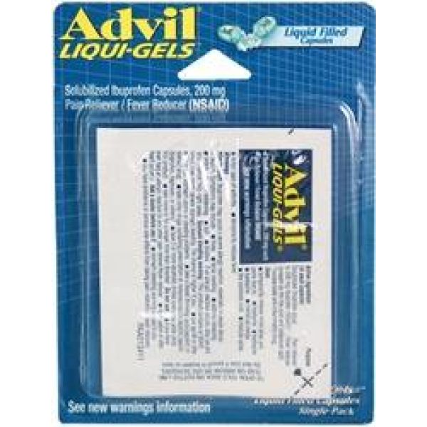 ADVIL LIQUIGEL SINGLE PACK BLISTER