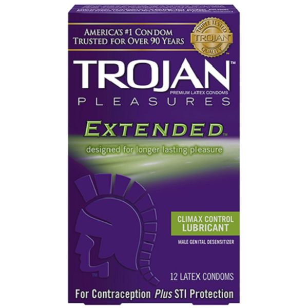 Trojan Extended Climax Control Lubricated Condoms