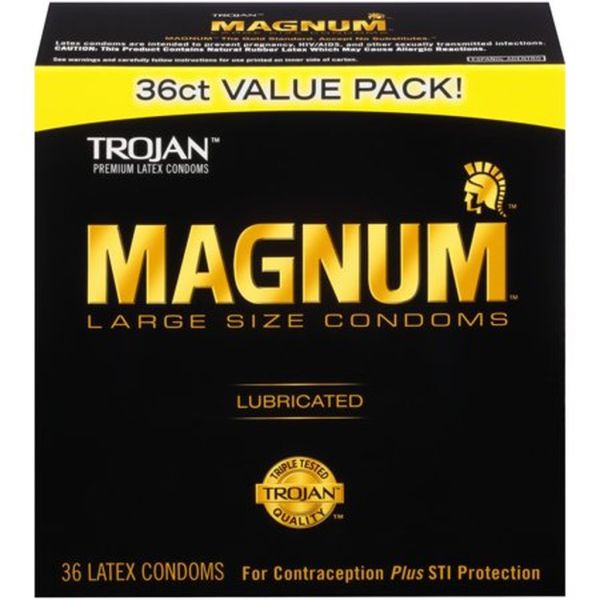 Trojan Magnum Lubricated Condoms