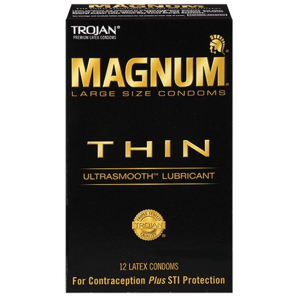 Trojan Magnum Thin Lubricated Condoms