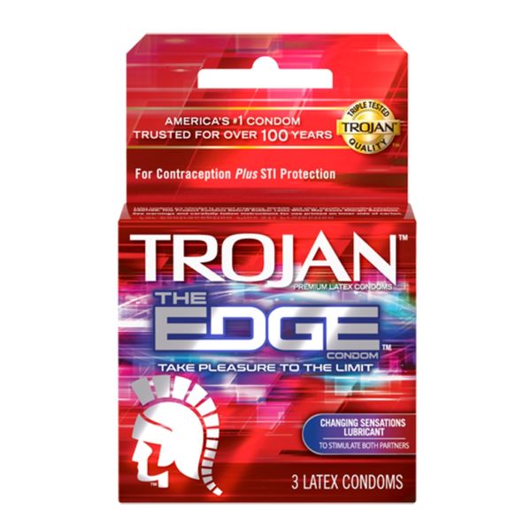 Trojan The Edge Lubricated Condoms